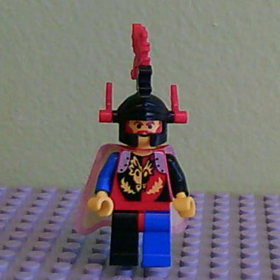 LEGO Minifigure-Dragon Knights - Dragon Master, Red Plumes, Dragon Cape-Castle / Dragon Knights-CAS219-Creative Brick Builders